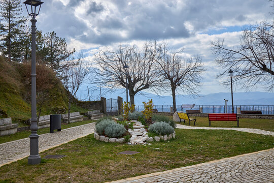 Settefrati Village with Mountain Views