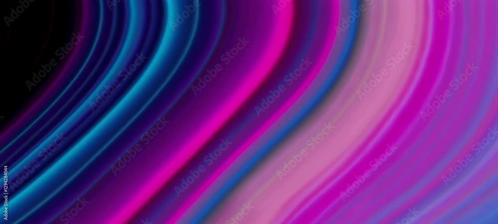Poster abstract fluid waves with vivid colors transforming in a dynamic flow