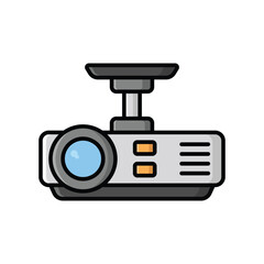 projector design template simple and clean