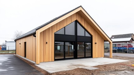 Modern Wooden House Exterior, Contemporary Architecture