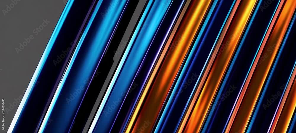 Poster dynamic abstract light trails shifting in a colorful fluid motion on a dark background