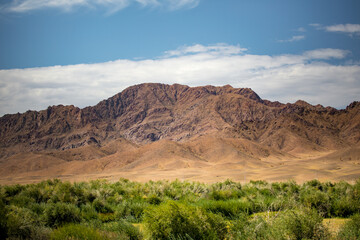 The scenery of Sandaohaizi Scenic Area in Altay, Xinjiang, China