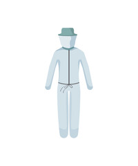 Beekeeper suit and hat for protection