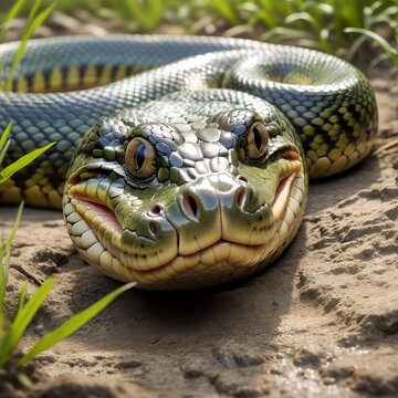 vibora , ia, realismo,  animal, reptil