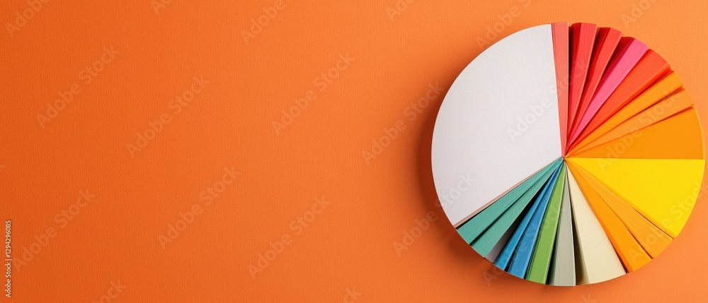 Poster lifelong learning infographics concept. colorful circular infographic categorizing data and informat