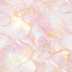 Fototapeta premium Seamless Pink and golden Luxury marble texture background, High Resolution wallpaper pattern Marble Texture Used For Interior Abstract Home Decoration And Ceramic Wall Tiles And Floor Tiles Surface.