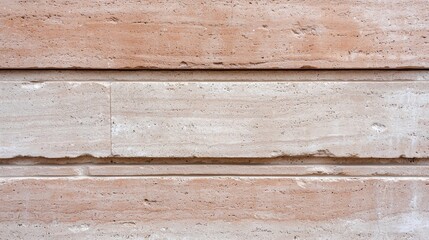 Obraz premium Beige Travertine Stone Wall Texture