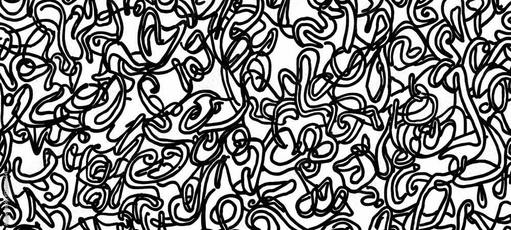 Poster mesmerizing abstract pattern animation with fluid movement and dynamic shapes