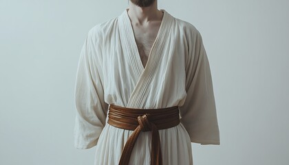 Karateka Brown Belt Studio Portrait