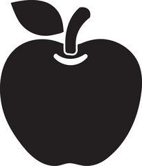 apple icon design, apple thin line design vector