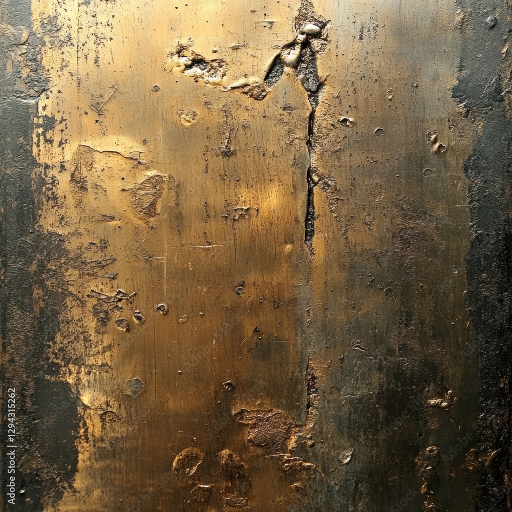 Aufkleber abstract bronze and black texture with aged surface and rustic charm perfect for backgrounds and des