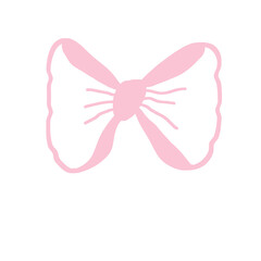 pink ribbon bow