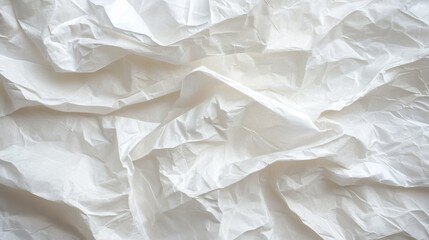 Obraz premium A white piece of paper with a crumpled texture