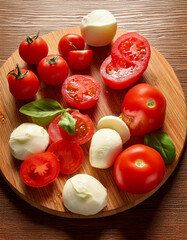 Ingredientes caprese