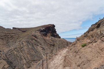 The stunning rocks on a rocky formation.