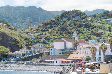 Fototapeta premium White churches on the island of Madeira.