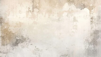 Old paper faded and worn texture background with muted colors- beige- cream white and light grey