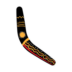 Painted Boomerang