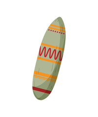 Decorated Surfboard
