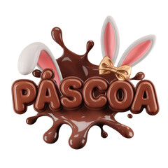 ELEMENTO 3D OARA COMPOSIÇÃO DE ARTES DE PÁSCOA MODELO 39