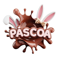 ELEMENTO 3D OARA COMPOSIÇÃO DE ARTES DE PÁSCOA MODELO 38