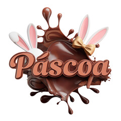 ELEMENTO 3D OARA COMPOSIÇÃO DE ARTES DE PÁSCOA MODELO 37