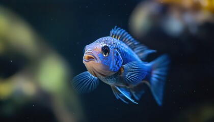 Obraz premium Tips for adjusting temperature and lighting in fish tanks to suit winter conditions.