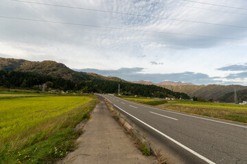 Historic old road “Salt Road” which is also a long distance hiking course and its surroundings