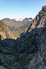 Obraz premium Mountain range on the island of Madeira.