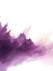 Abstract watercolor art background with purple and white blending creating a soft and dreamy visual effect perfect for artistic designs