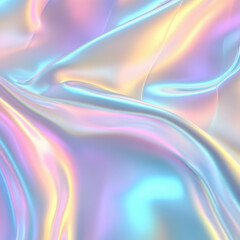 Obraz premium A collection of holographic gradients, soft pastel iridescence, high-resolution textures, perfect for modern web design and futuristic branding. 