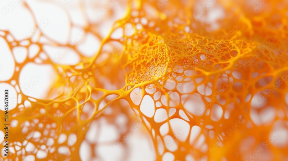 Poster abstract gold network structure intricate yellow mesh background