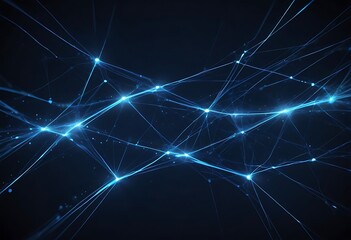 Blue line with many small blue dots. Background. Abstract. Futuristic. Graphics