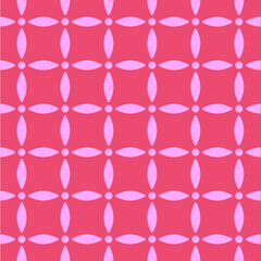 A Beautiful Pink Decorative Pattern Featuring Light Purple Elements and Intricate Designs