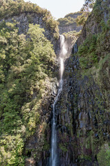 The risco waterfalls in Madeira.