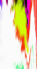 Glitch camera effect. Retro VHS background. Old video template. No signal. Static TV noise, bad TV signal.	