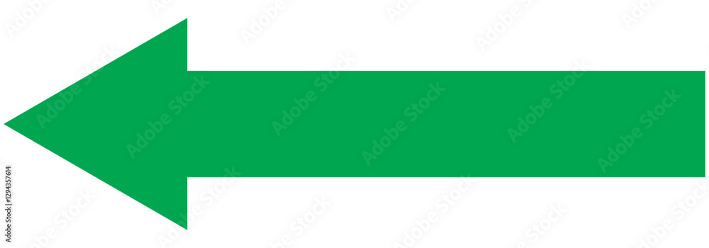 Poster black large forward or left pointing solid long arrow icon sketched as vector symbol . eps 10