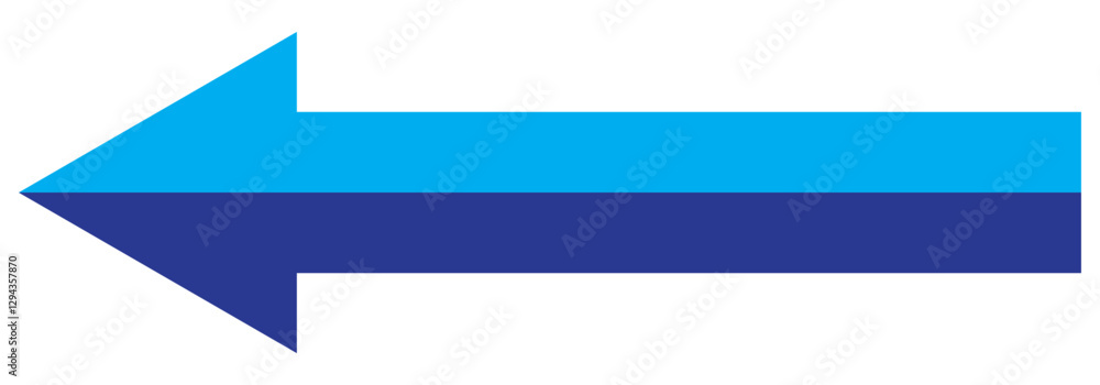 Aufkleber black large forward or left pointing solid long arrow icon sketched as vector symbol . eps 10