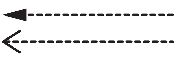 A long double-headed red arrow – Straight thin line arrow isolated on transparent background