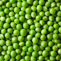 Fresh Green Peas Close Up Background Texture