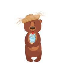 Bear Eating Ice Cream