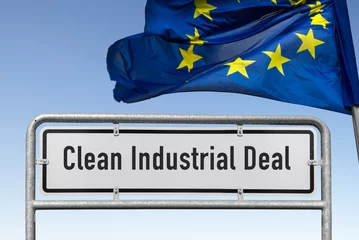 Fototapete Clean Industrial Deal - European Commission, (symbolic image) © hkama