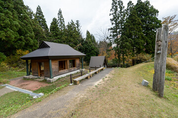 Historic old road &ldquo;Salt Road&rdquo; which is also a long distance hiking course and its surroundings