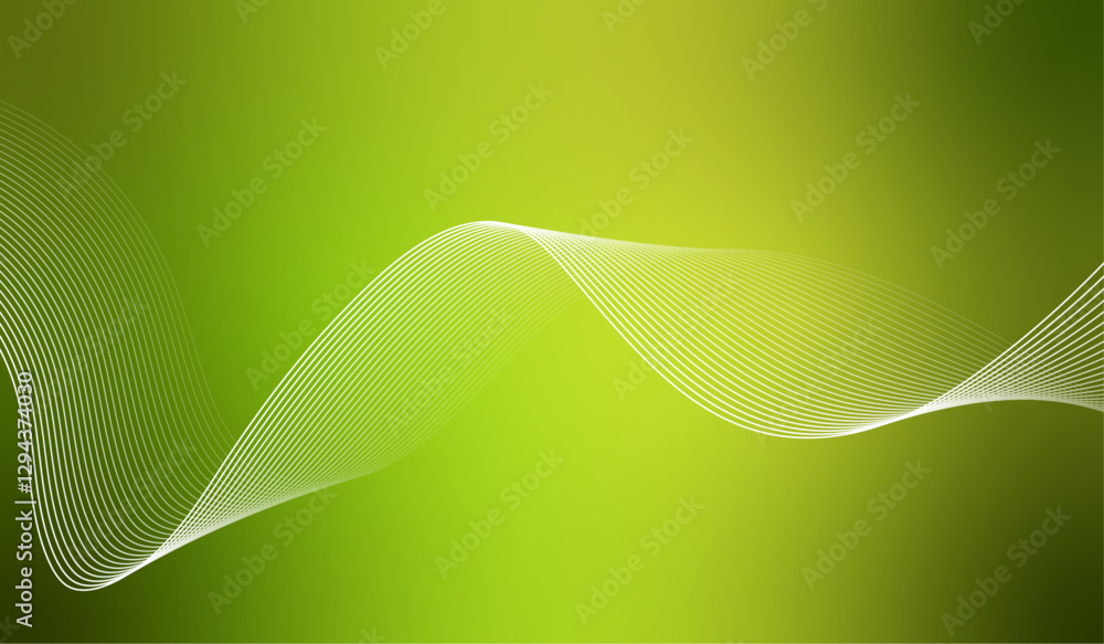 Poster abstract wave element for design. digital frequency track equalizer. stylized line art background.