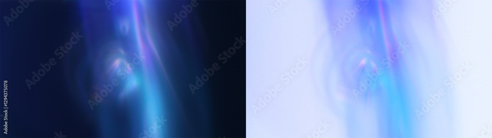 Poster central light prism overlay: abstract background with a bright central light source and a subtle pri