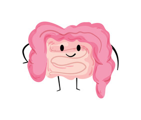 Happy Intestine Character