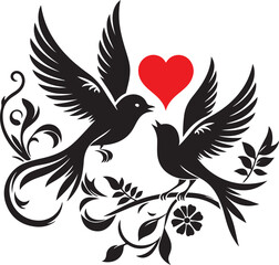 Obraz premium Birds vector image