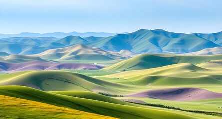 landscape with mountains