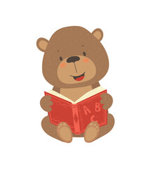 Bear Reading Book