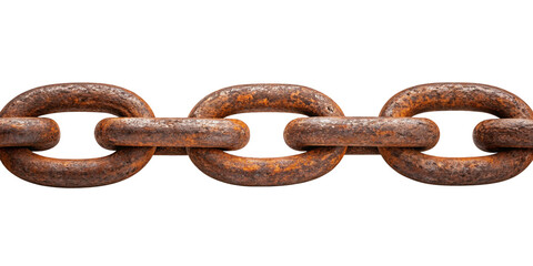 Obraz premium Rustic Elegance: The Timeless Beauty of a Weathered Chain 